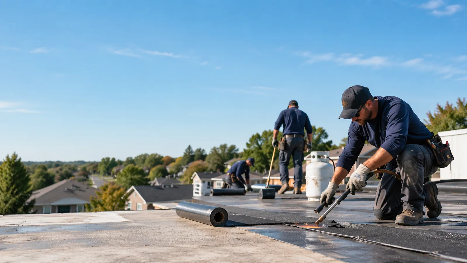 Flat Roof Leak Repair providers in Laura, IL